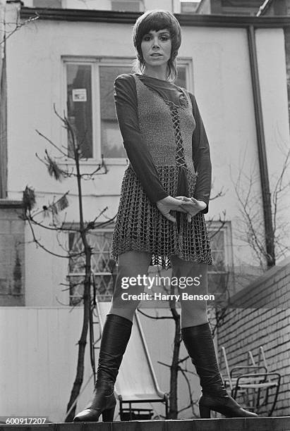 English actress Judy Carne , UK, 15th March 1970.