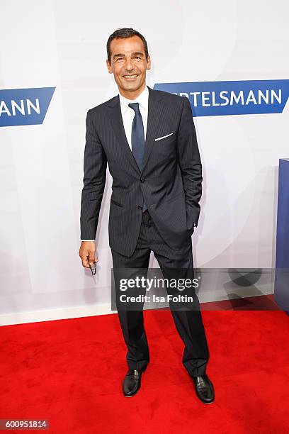 German actor Erol Sander attends the Bertelsmann Summer Party at Bertelsmann Repraesentanz on September 8, 2016 in Berlin, Germany.