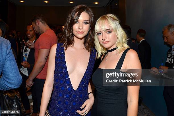 Amanda Steele and Maddi Bragg attend The Daily Front Row's 4th Annual Fashion Media Awards at Park Hyatt New York on September 8, 2016 in New York...