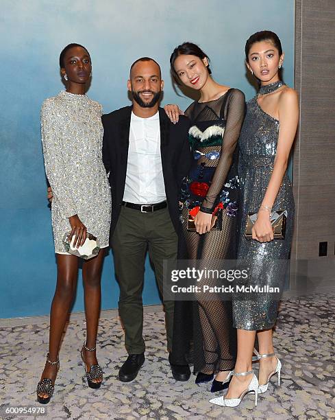 Nicole Atieno, George Urena, Yue Han, I-Hua Wen attend the The Daily Front Row's 4th Annual Fashion Media Awards at Park Hyatt New York on September...