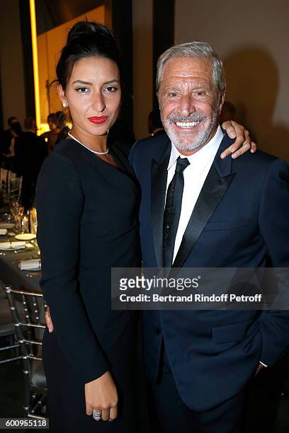 Jean-Claude Darmon and Myriam attend the 28th Biennale des Antiquaires : Pre-Opening at Grand Palais on September 8, 2016 in Paris, France.