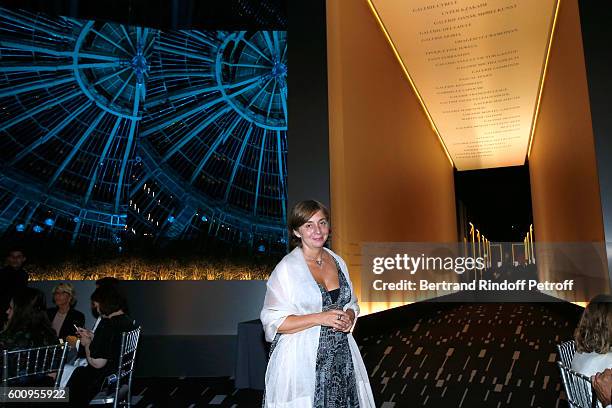Scenographiste of the Event, Nathalie Criniere attends the 28th Biennale des Antiquaires : Pre-Opening at Grand Palais on September 8, 2016 in Paris,...