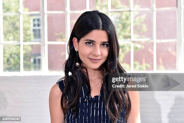 Danika Baum attends the Creatures of Comfort - Front Row - September 2016 - New York Fashion Week at Industria Studios on September 8, 2016 in New...