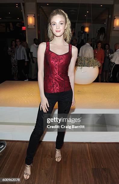 Actress Elena Kampouris attends the Avra Madison grand opening party on September 8, 2016 in New York City.