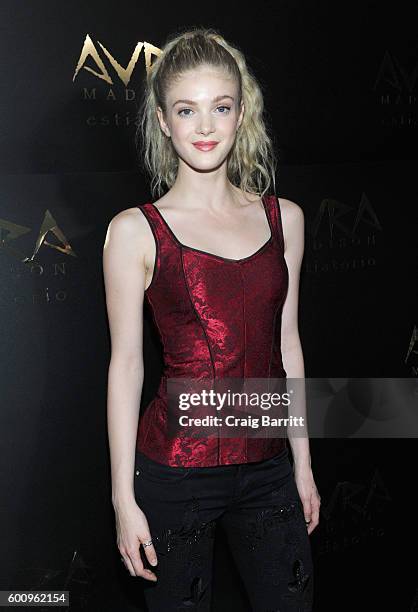 Actress Elena Kampouris attends the Avra Madison grand opening party on September 8, 2016 in New York City.