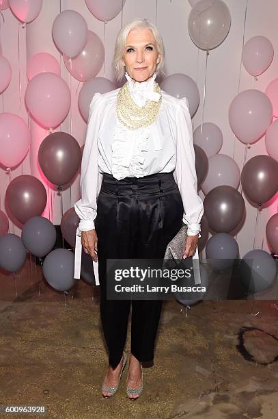 Maye Musk attends the Jimmy Choo 20th Anniversary Event during New York Fashion Week on September 8, 2016 in New York City.