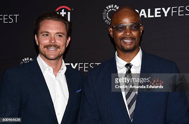 Actors Clayne Crawford and Damon Wayans, Sr. Arrive at The Paley Center for Media's PaleyFest 2016 Fall TV Preview for FOX at The Paley Center for...