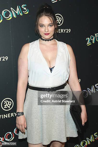 Jenny Runk attends Refinery29's Second Annual New York Fashion Week Event, "29Rooms" on September 8, 2016 in Brooklyn, New York.