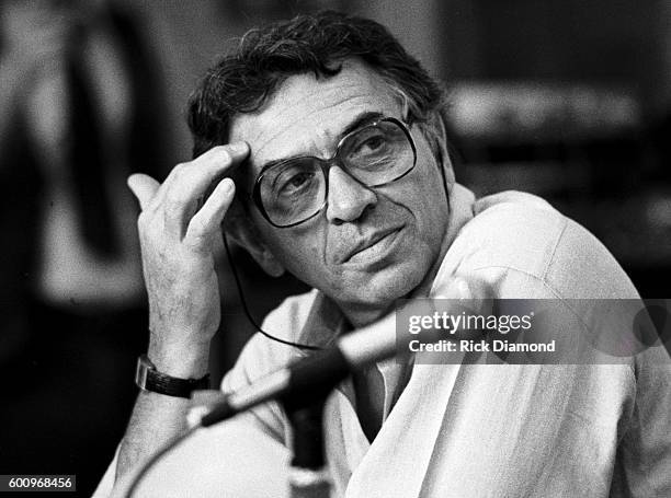 Promoter Bill Graham attends a press conference discussing The Conspiracy of Hope tour celebrating Amnesty International's 25th anniversary at The...