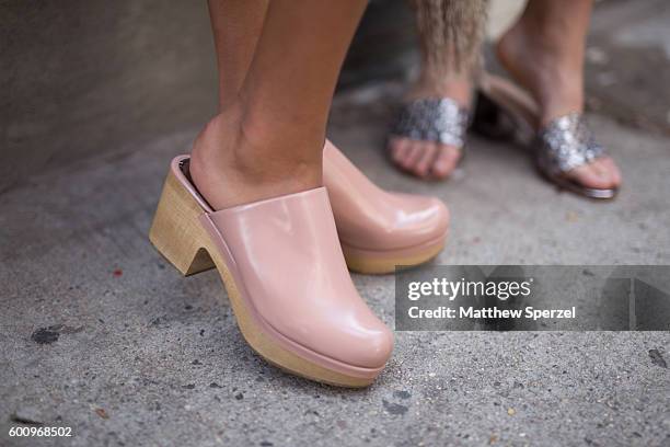 Sam Swan & Kiara Barnes are seen attending Rachel Comey during New York Fashion Week S/S 2017 on September 7, 2016 in New York City.