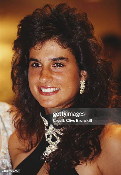Portrait of Gabriela Sabatini of Argentina attends Women International Tennis Association Awards Dinner on 29 August 1994 at the Parker Meridian...