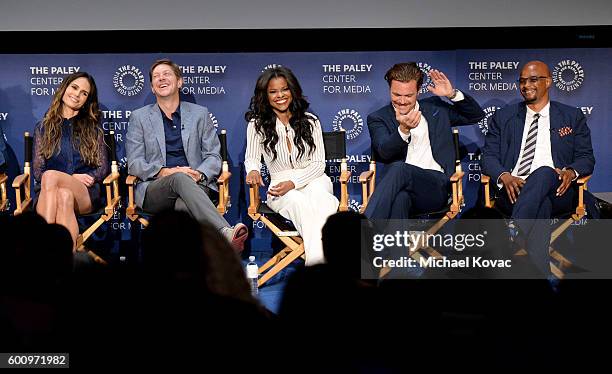 Actors Jordana Brewster, Kevin Rahm, Keesha Sharp, Clayne Crawford, and Damon Wayans, Sr. At The Paley Center for Media's 10th Annual PaleyFest Fall...