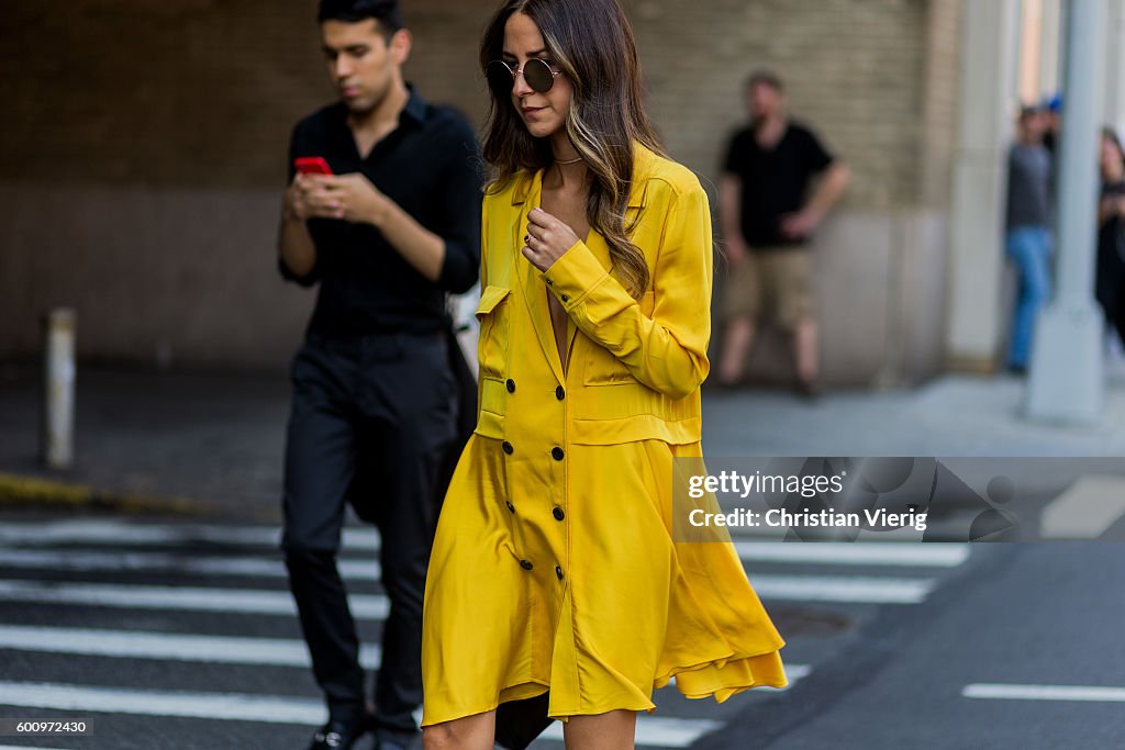 Street Style - September 2016 New York Fashion Week - Day 1