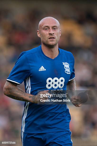 David Cotterill of Birmingham City during the Pre-Season Friendly between Port Vale and Birmingham City at Vale Park on July 27, 2016 in Burslem,...