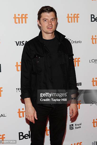 Actor Sam Riley attends the world premiere of "Free Fire" during the 2016 Toronto International Film Festival at Ryerson Theatre on September 7, 2016...