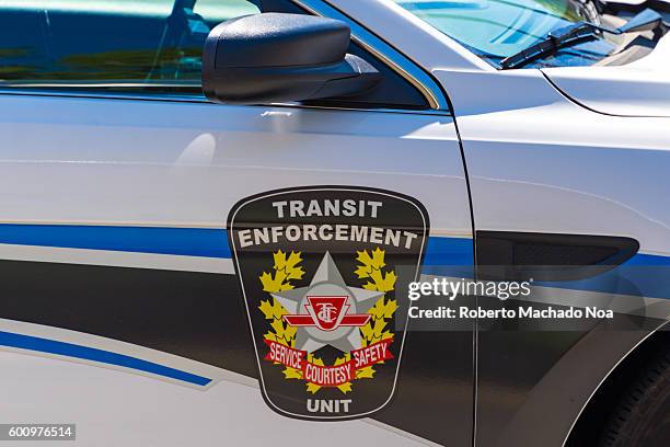 Transit Enforcement Division Of Toronto Police Photos and Premium High Res Pictures - Getty ...