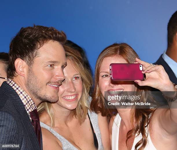Chris Pratt, with fans, attends 'The Magnificent Seven' Red Carpet Gala Opening Night of the 2016 Toronto International Film Festival at TIFF Bell...