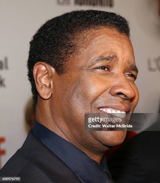 Denzel Washington attends 'The Magnificent Seven' Red Carpet Gala Opening Night of the 2016 Toronto International Film Festival at TIFF Bell Lightbox...