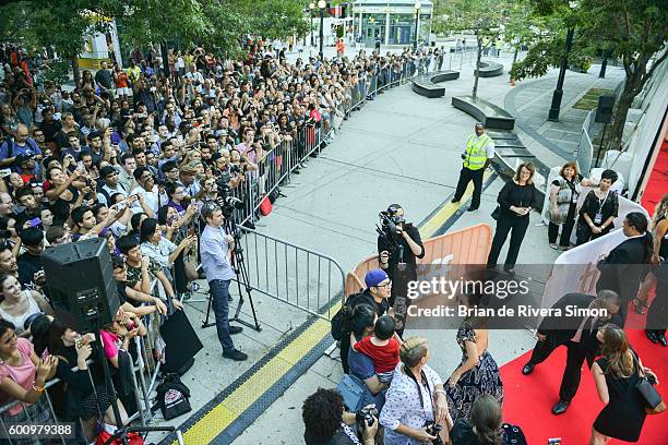 Actress Ziyi Zhang attends 'The Magnificent Seven' premiere during the 2016 Toronto International Film Festival at Roy Thomson Hall on September 8,...