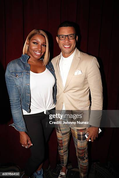 NeNe Leakes and Al Reynolds backstage at B.B. King Blues Club & Grill on September 8, 2016 in New York City.