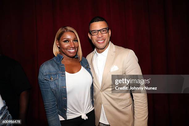 NeNe Leakes and Al Reynolds backstage at B.B. King Blues Club & Grill on September 8, 2016 in New York City.