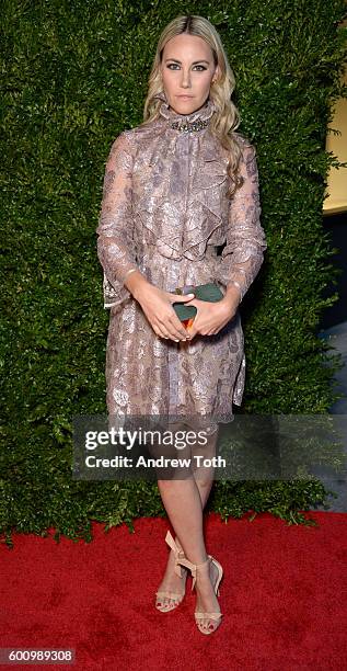 Elizabeth Kurpis attends the Saks Downtown x Vogue event at Saks Downtown on September 8, 2016 in New York City.