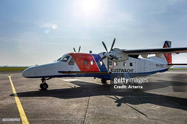 Dutch coastguard aircraft, type Dornier 228-212 managed by the Royal Air Force, the Netherlands.