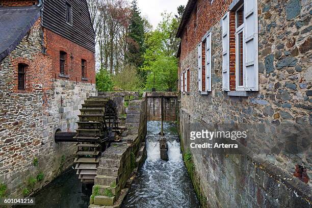 The old water mill Moulin banal at Kasteelbrakel / Braine-le-Chateau, Belgium.