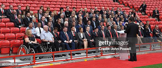 Tom Werner Chairman of Liverpool at the opening event at Anfield on September 9, 2016 in Liverpool, England.