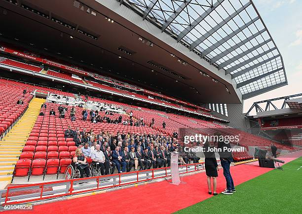 Jurgen Klopp manager of Liverpool at the opening event at Anfield on September 9, 2016 in Liverpool, England.