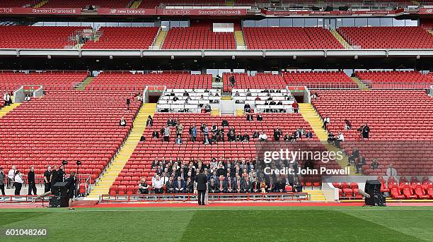 Tom Werner Chairman of Liverpool at the opening event at Anfield on September 9, 2016 in Liverpool, England.