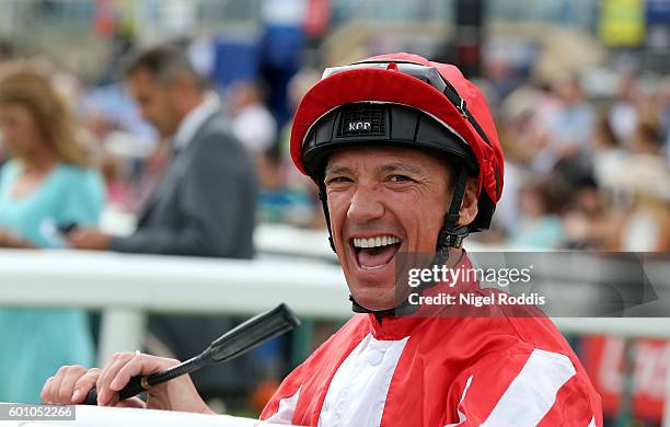 Frankie Dettori at Doncaster Racecourse on September 9, 2016 in Doncaster, England.