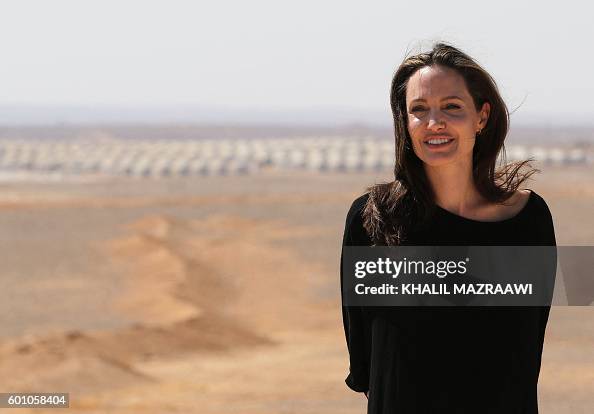 JORDAN-SYRIA-UN-CONFLICT-JOLIE-REFUGEE JORDAN-SYRIA-UN-CONFLICT-JOLIE-REFUGEE