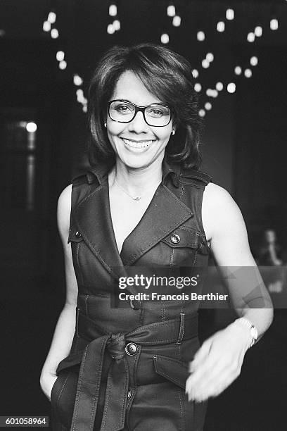 Journalist Audrey Pulvar is photographed for Self Assignment on September 6, 2016 in Deauville, France.