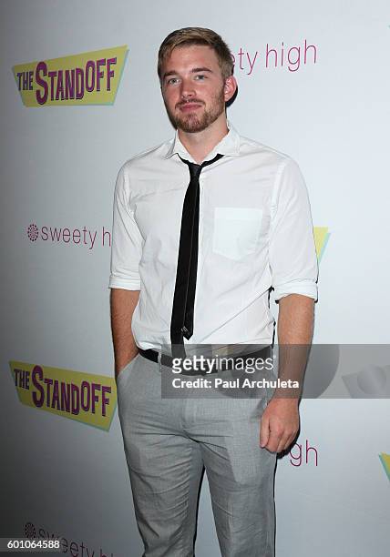 Actor Chandler Massey attends the premiere of "The Standoff" at Regal LA Live: A Barco Innovation Center on September 8, 2016 in Los Angeles,...