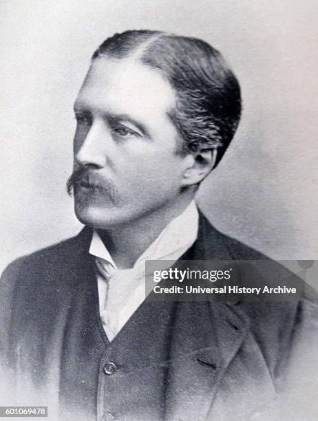 Photographic portrait of Edward Guinness, 1st Earl of Iveagh an Irish philanthropist and businessman. Dated 20th Century.