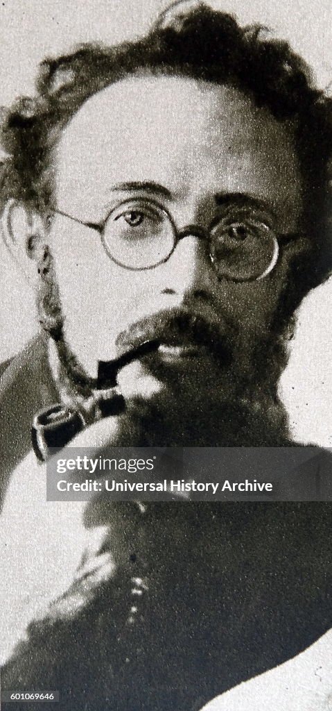 Karol Radek Photographic portrait of Karl Radek an Austrian-Hungarian Marxist ...