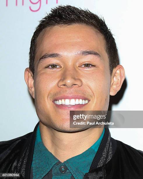 Actor Colton Tran attends the premiere of "The Standoff" at Regal LA Live: A Barco Innovation Center on September 8, 2016 in Los Angeles, California.
