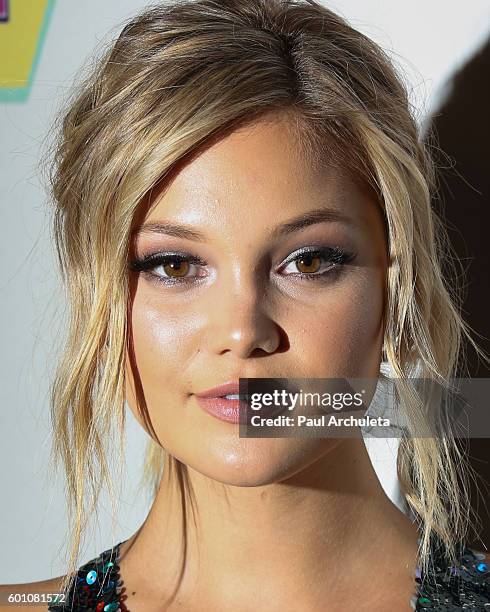 Actress Olivia Holt attends the premiere of "The Standoff" at Regal LA Live: A Barco Innovation Center on September 8, 2016 in Los Angeles,...