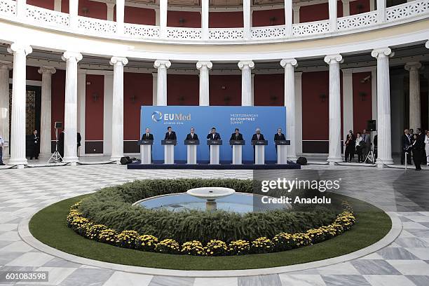 Greek Prime Minister Alexis Tsipras , France President Francois Hollande , Prime Minister of Malta, Joseph Muscat , Prime Minister of Portugal...