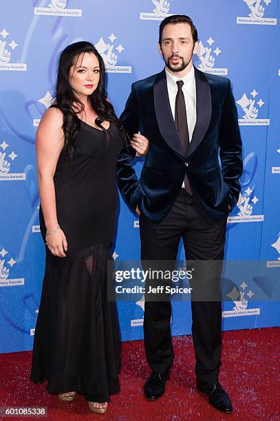 Ralf Little arrives for the National Lottery Awards 2016 at The London Studios on September 9, 2016 in London, England.