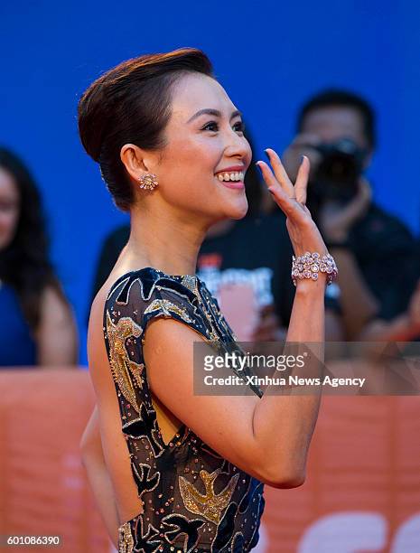 Sept. 9, 2016 : Chinese actress and member of the jury Zhang Ziyi attends the world premiere of the opening film "The Magnificent Seven" at Roy...