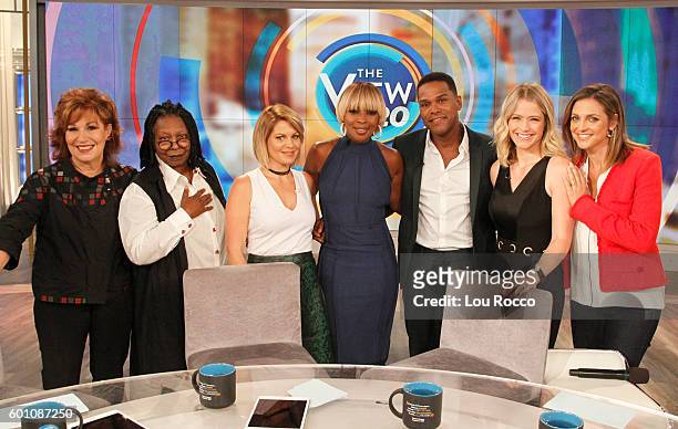 Mary J. Blige and Maxwell visit "THE VIEW," 9/9/16 airing on the Walt Disney Television via Getty Images Television Network. JOY BEHAR, WHOOPI...