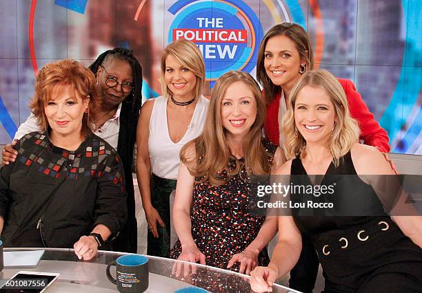 Chelsea Clinton visits "THE VIEW," 9/9/16 airing on the Walt Disney Television via Getty Images Television Network. JOY BEHAR, WHOOPI GOLDBERG,...