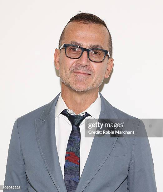 Steven Kolb attends Tanya Taylor Presentation September 2016 during New York Fashion Week at Spring Studios on September 9, 2016 in New York City.