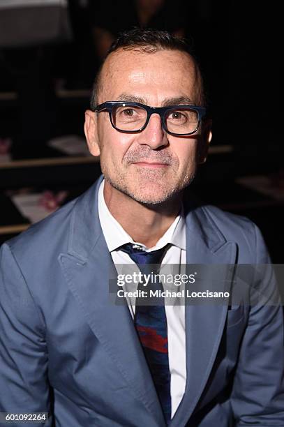 President and Chief of The CFDA Steven Kolb attends the Cushnie Et Ochs fashion show during New York Fashion Week: The Shows at The Dock, Skylight at...