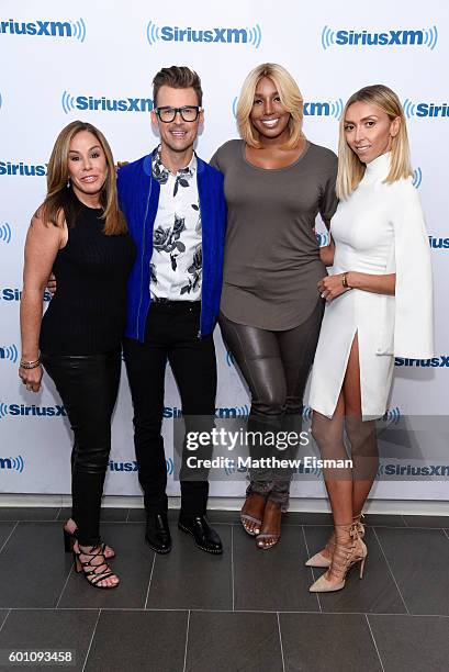 Melissa Rivers, Brad Goreski, NeNe Leakes and Giuliana Rancic visit SiriusXM Studio on September 9, 2016 in New York City.