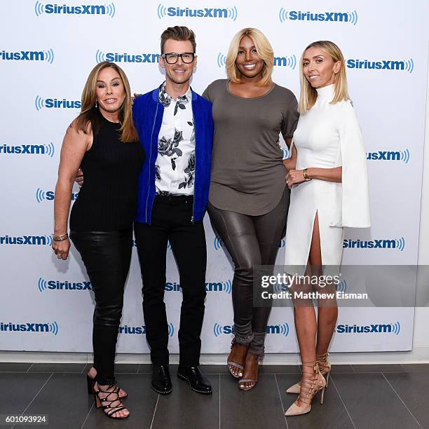 Melissa Rivers, Brad Goreski, NeNe Leakes and Giuliana Rancic visit SiriusXM Studio on September 9, 2016 in New York City.