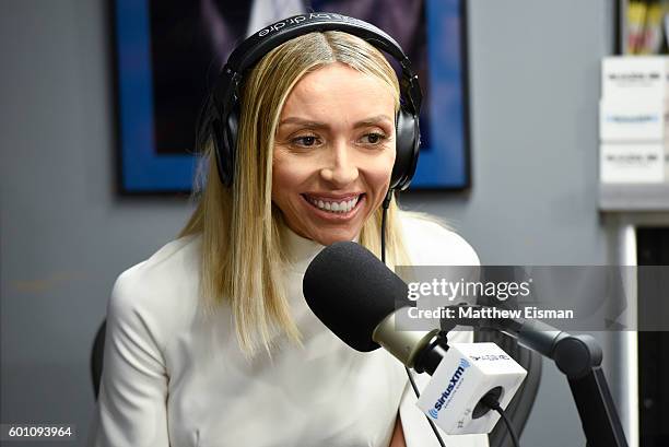 Giuliana Rancic visits 'Sway in the Morning' with Sway Calloway on Eminem's Shade 45 at SiriusXM Studio on September 9, 2016 in New York City.