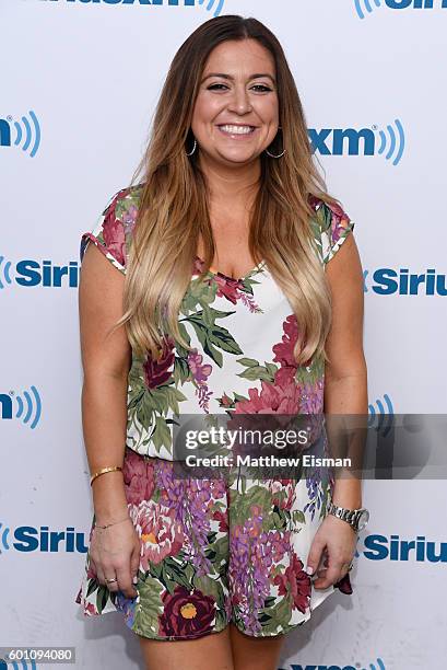 Lauren Manzo of Bravo's reality TV series "Manzo'd with Children" visits SiriusXM Studio on September 9, 2016 in New York City.
